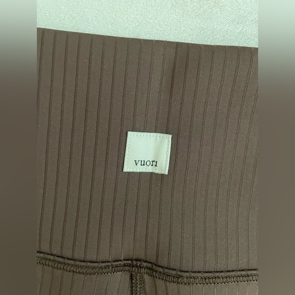 NWT Vuori Inversion Ribbed Java High-Waisted Performance Leggings Size L - Picture 12 of 12